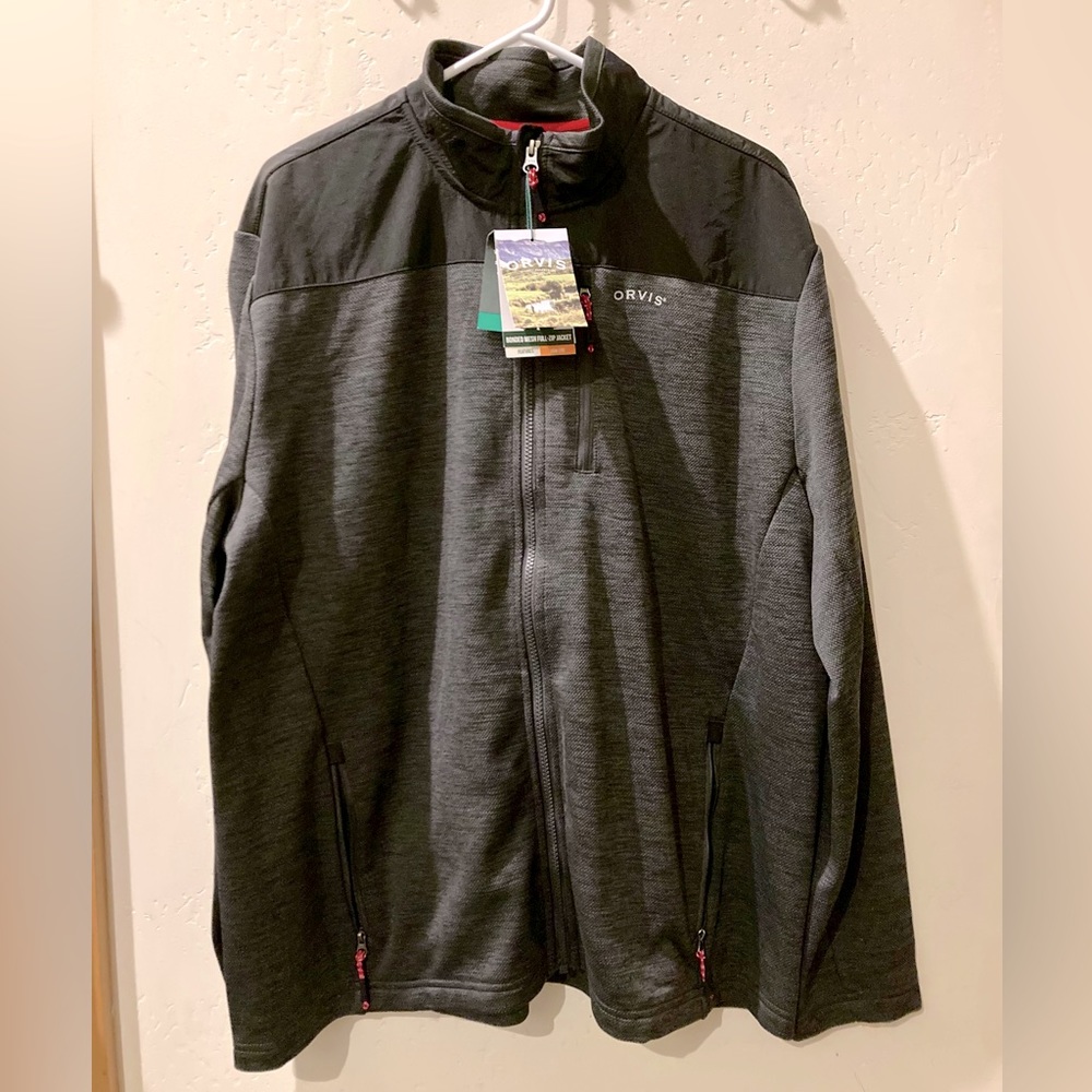 Orvis Men’s Full-Zip Bonded Mesh Jacket, XL